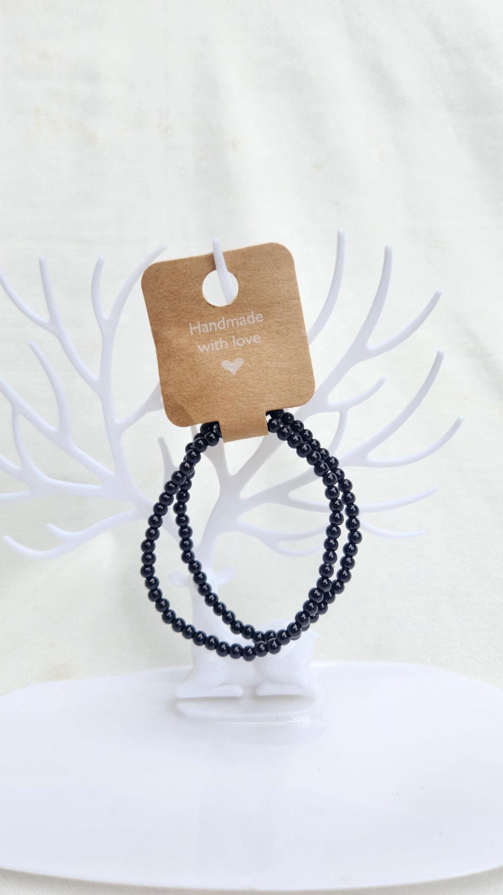 Faux Pearl Mixed Variety Beaded Bracelets; Elastic Wrist and Anklet Jewelry; Unique & Thoughtful Gifts