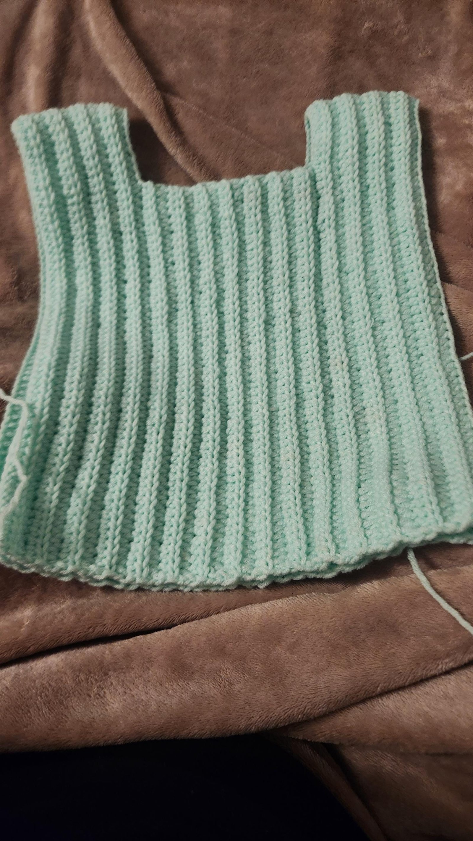 Children's Turtleneck Sweater; Handmade Crochet Mint Green Winter Sweater for Toddlers & Preschoolers