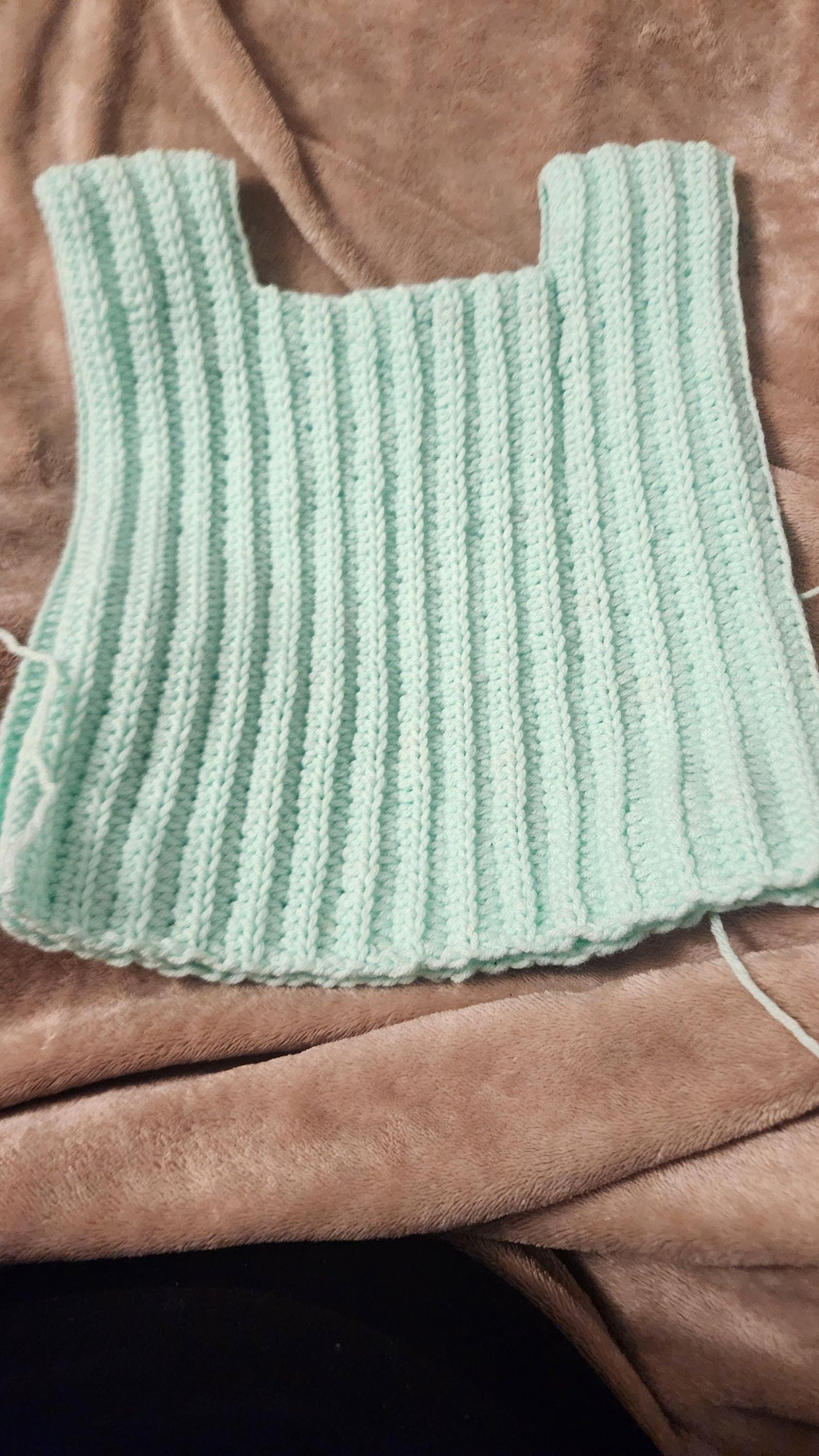 Children's Turtleneck Sweater; Handmade Crochet Mint Green Winter Sweater for Toddlers & Preschoolers