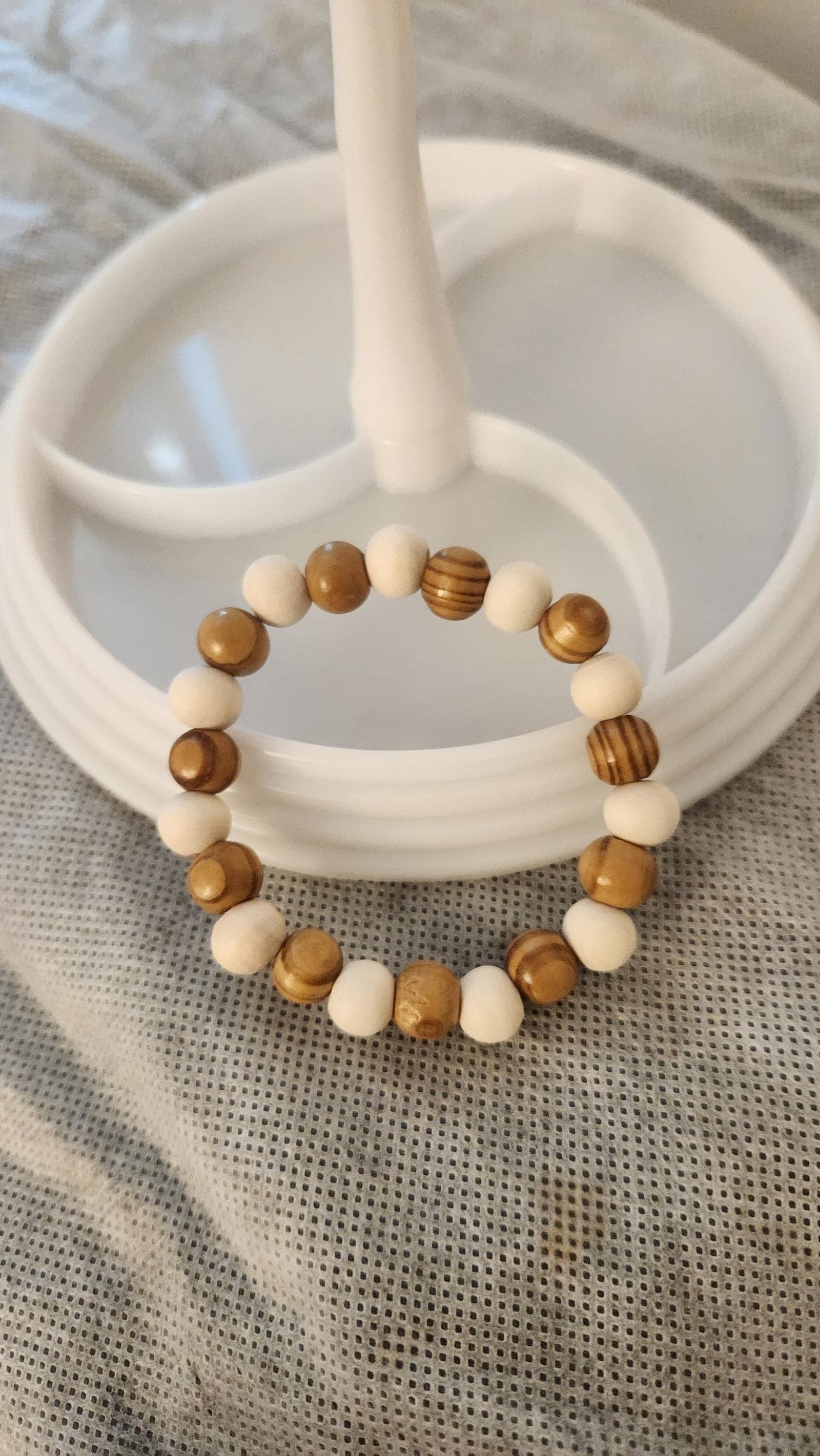 African Wooden Bead Bracelet: Unisex Elastic Wrist and Anklet Motherland Jewelry Ornaments