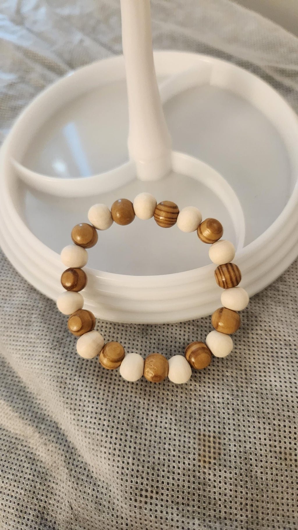 African Wooden Bead Bracelet: Unisex Elastic Wrist and Anklet Motherland Jewelry Ornaments