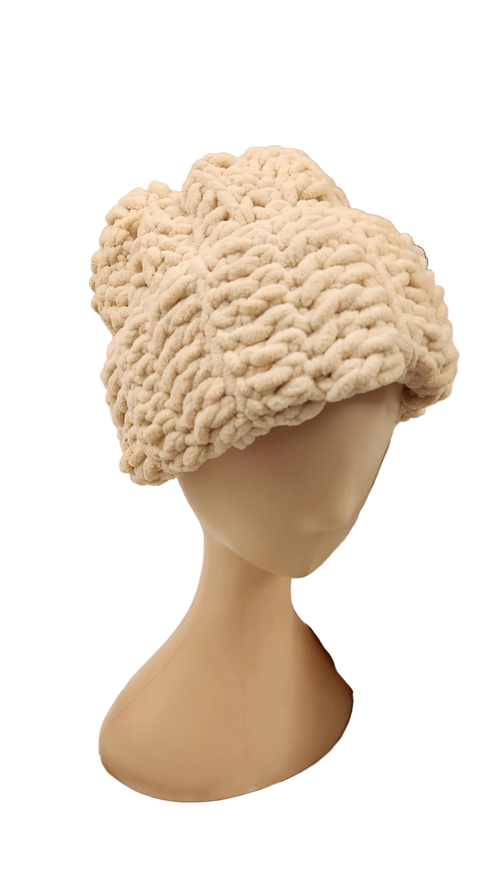 Super Chunky Crochet Beanie – Handmade Warm Winter Hat, Cozy Gift for Men & Women