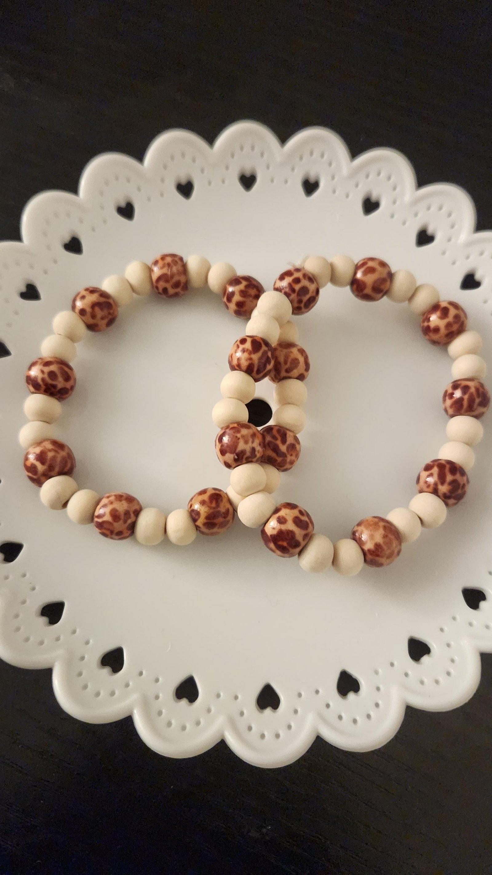 Wooden Bracelets: Traditional African Bead Wrist and Anklet Jewelry; Thoughtful, Cultural, Summer / Fall Gifts